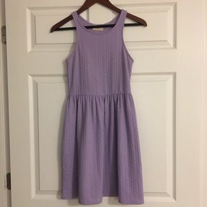 Everly lavender knit dress
